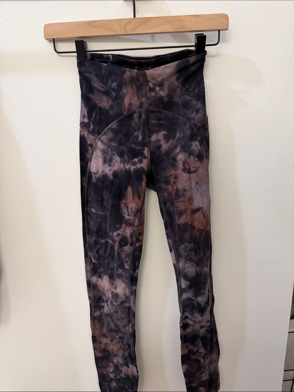 lululemon athletica Kids Tie-Dye Leggings in Black and Brown
